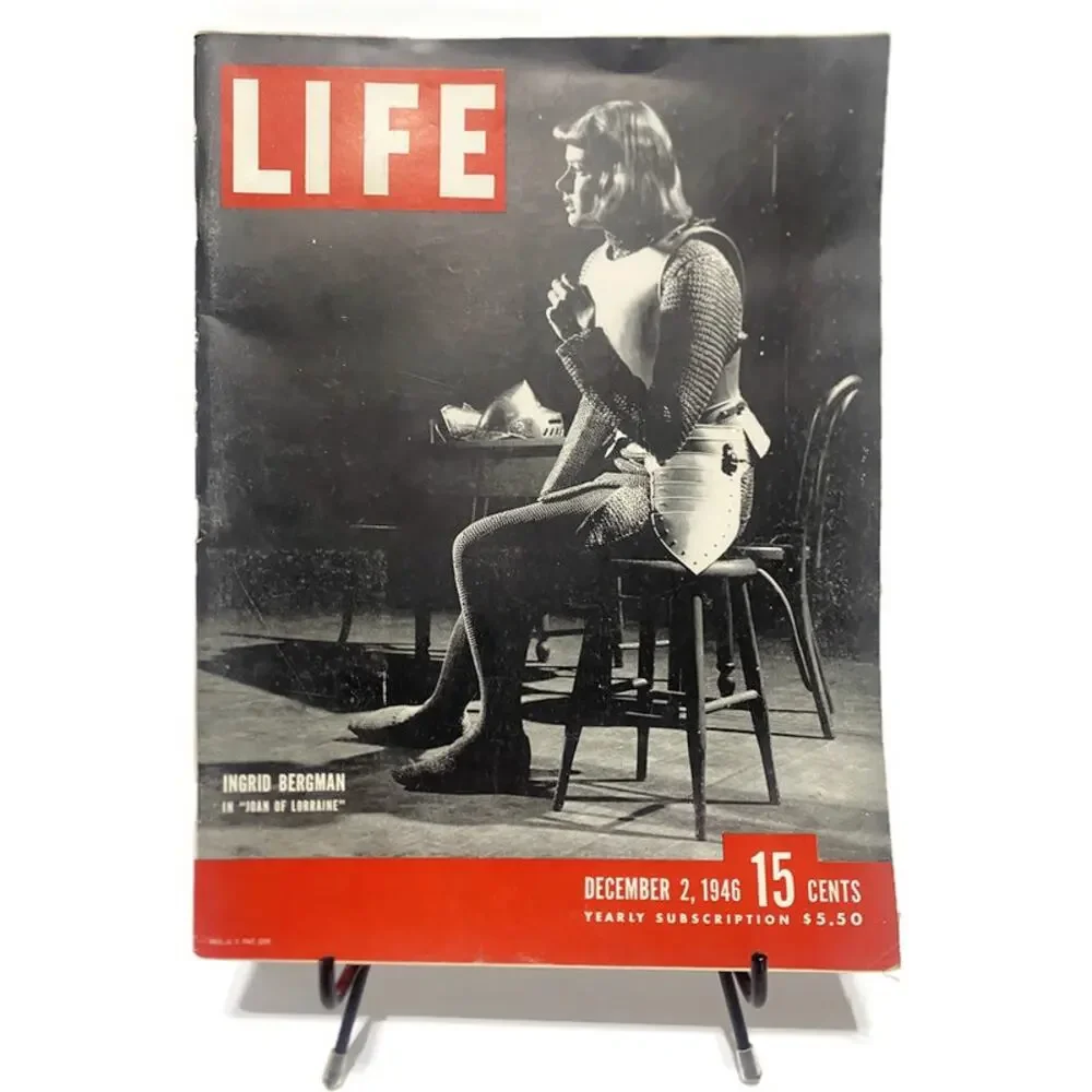 LIFE Magazine December 2 1946 Ingrid Bergman Joan of Lorraine Cover Vintage